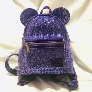 Purple potion loungefly mini backpack